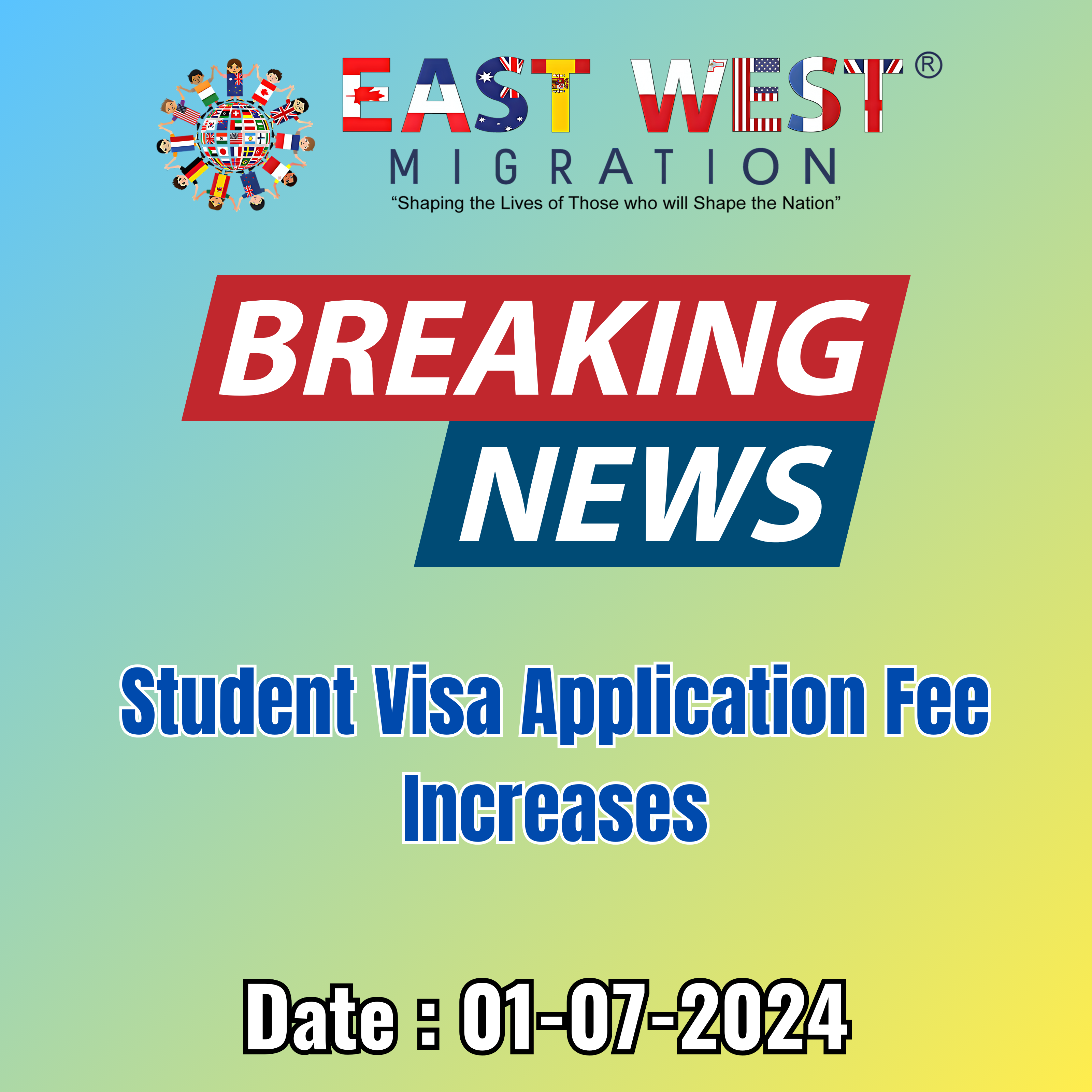 Student Visa Application Fee Increases